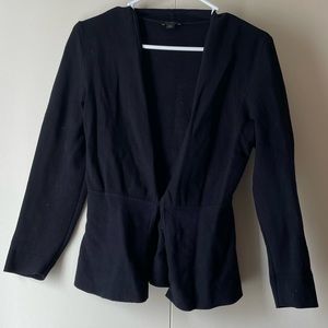 Ann Taylor Factory Peplum Sweater Blazer